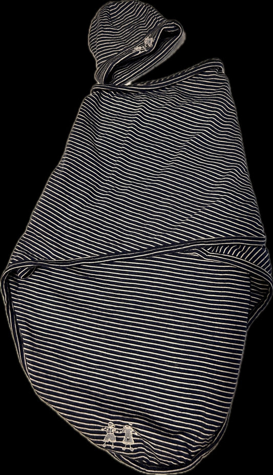 Merino wool swaddle and hat, 0-3 Months (Newborn)