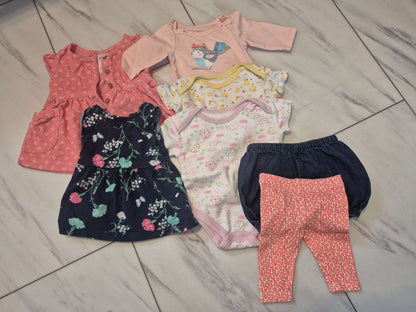Dresses, Diaper Shirts, Bundle, NEWBORN, Kids Newborn