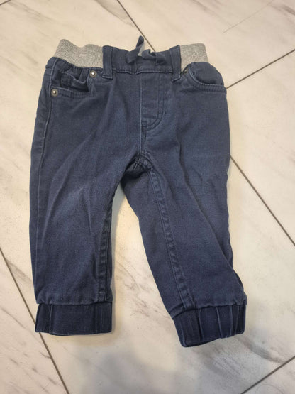 Long Sleeved Shirts with Pair of Pants, Grey/Blue, Various Brands, 9-12M, Kids 12 Month (9-12M)