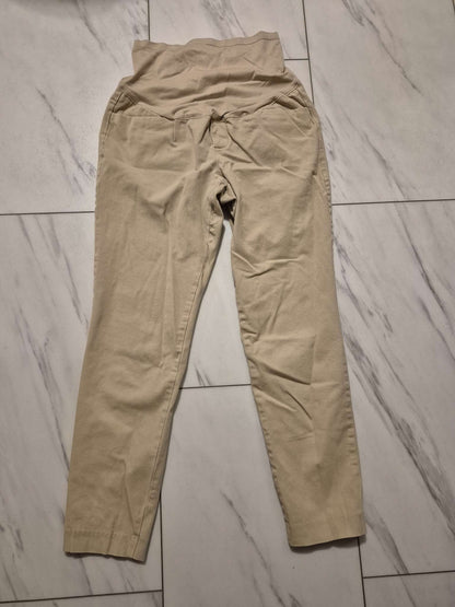 Tan Capris, Size 6, Maternity S (4-6)