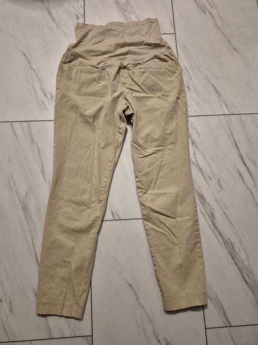 Tan Capris, Size 6, Maternity S (4-6)