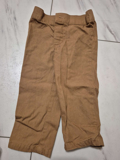 Striped Shirt, Brown Pants, Carters, 9-12M, Kids 12 Month (9-12M)