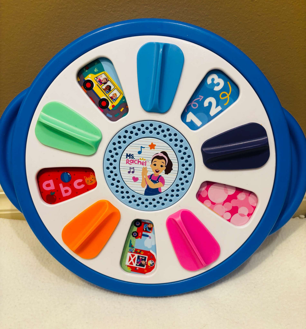Ms. Rachel Spin Along Learning Wheel – Interactive Musical Toy