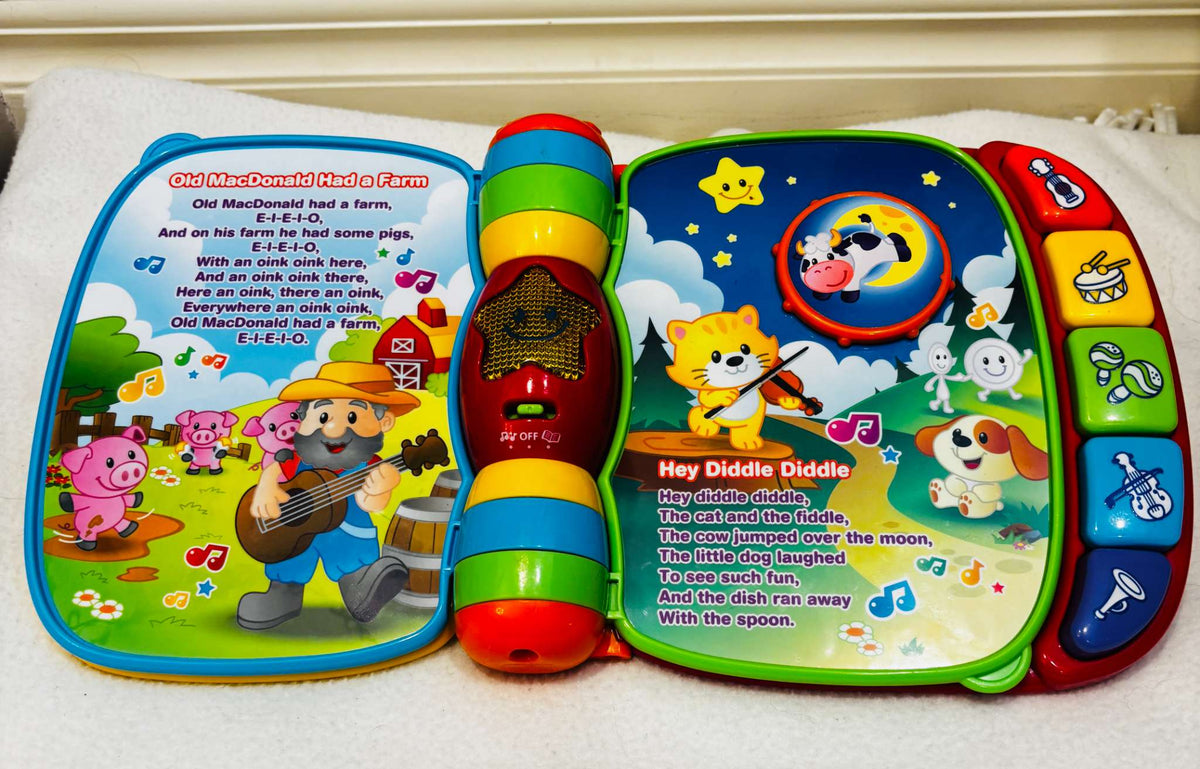 Animal Rhymes Music Book Vtech – Interactive Musical Baby Toy