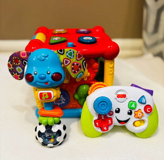 Fisher-Price & VTech Electronic Baby Toy Bundle – 3 Toys