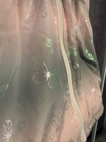 Butterfly Jacket (pink/grey), Kids 5/5T