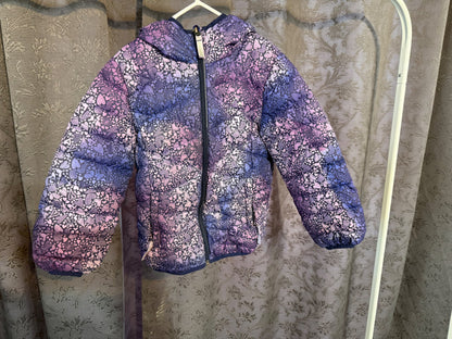 Puffy Heart Jacket (purple) 4/5T, Kids 4/4T