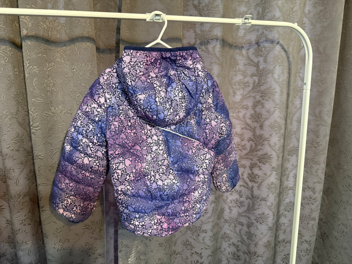 Puffy Heart Jacket (purple) 4/5T, Kids 4/4T