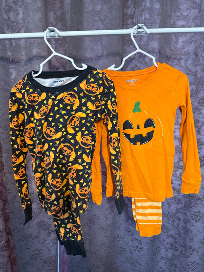 Pumpkin Jammies x 2, Kids 6/6X