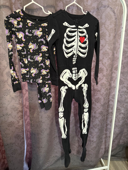 Halloween Jammies x 2, Kids 6/6X