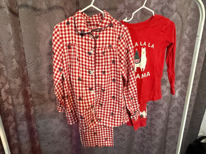 Winter Jammies (Red) x 2, Kids 5/5T
