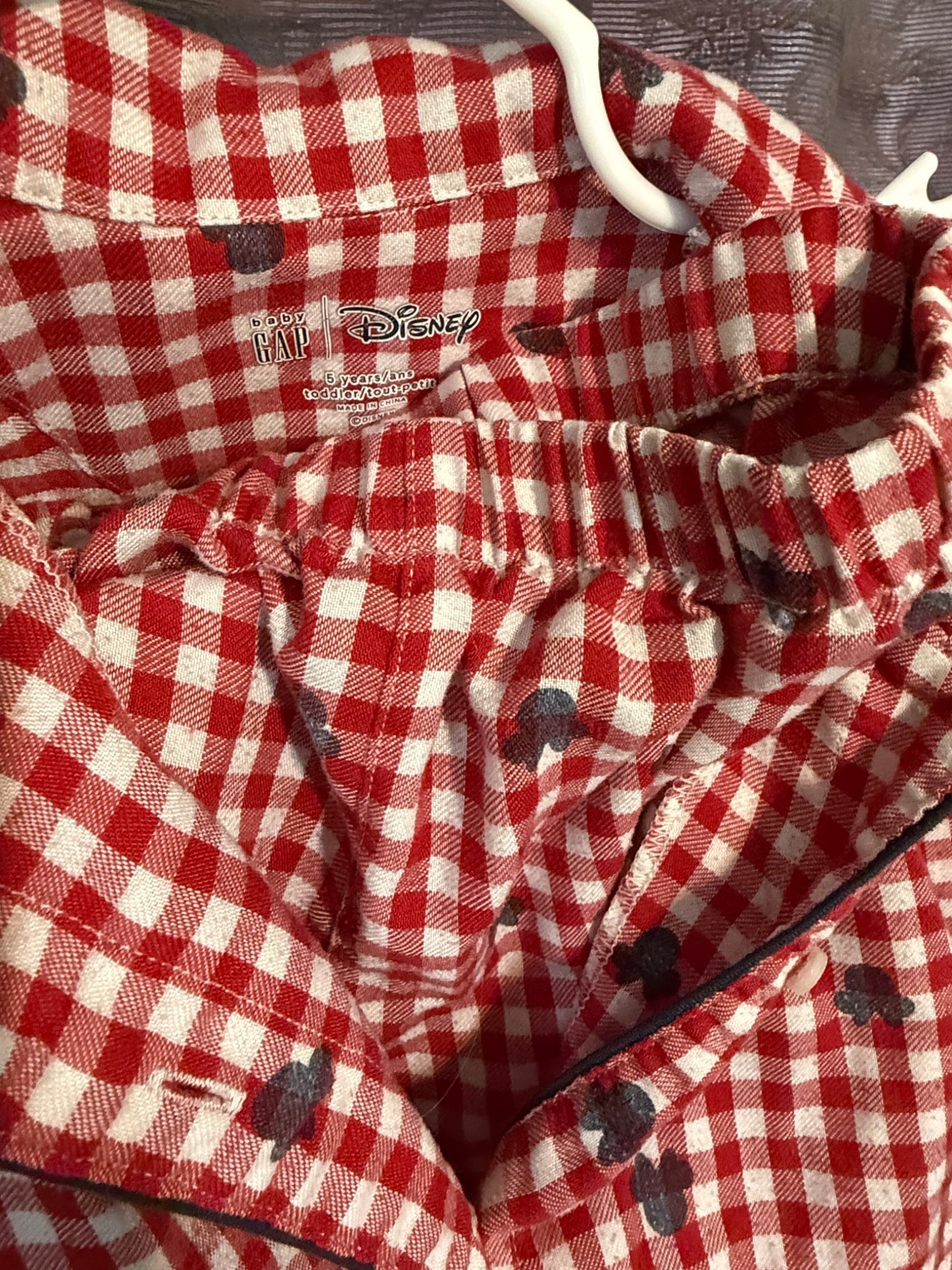 Winter Jammies (Red) x 2, Kids 5/5T