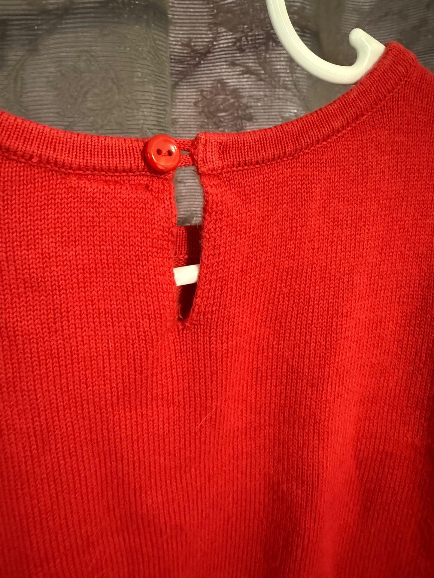 Red Knit Dress, Kids 5/5T
