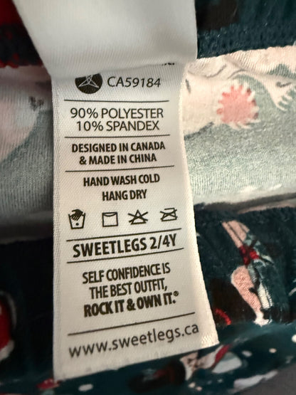 Sweet legs Christmas Leggings 2-4T, Kids 3T