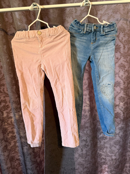 Girls pants x 2 , Kids 5/5T