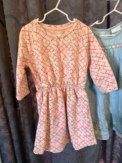 Long Sleeve Dresses x 2, Kids 5/5T
