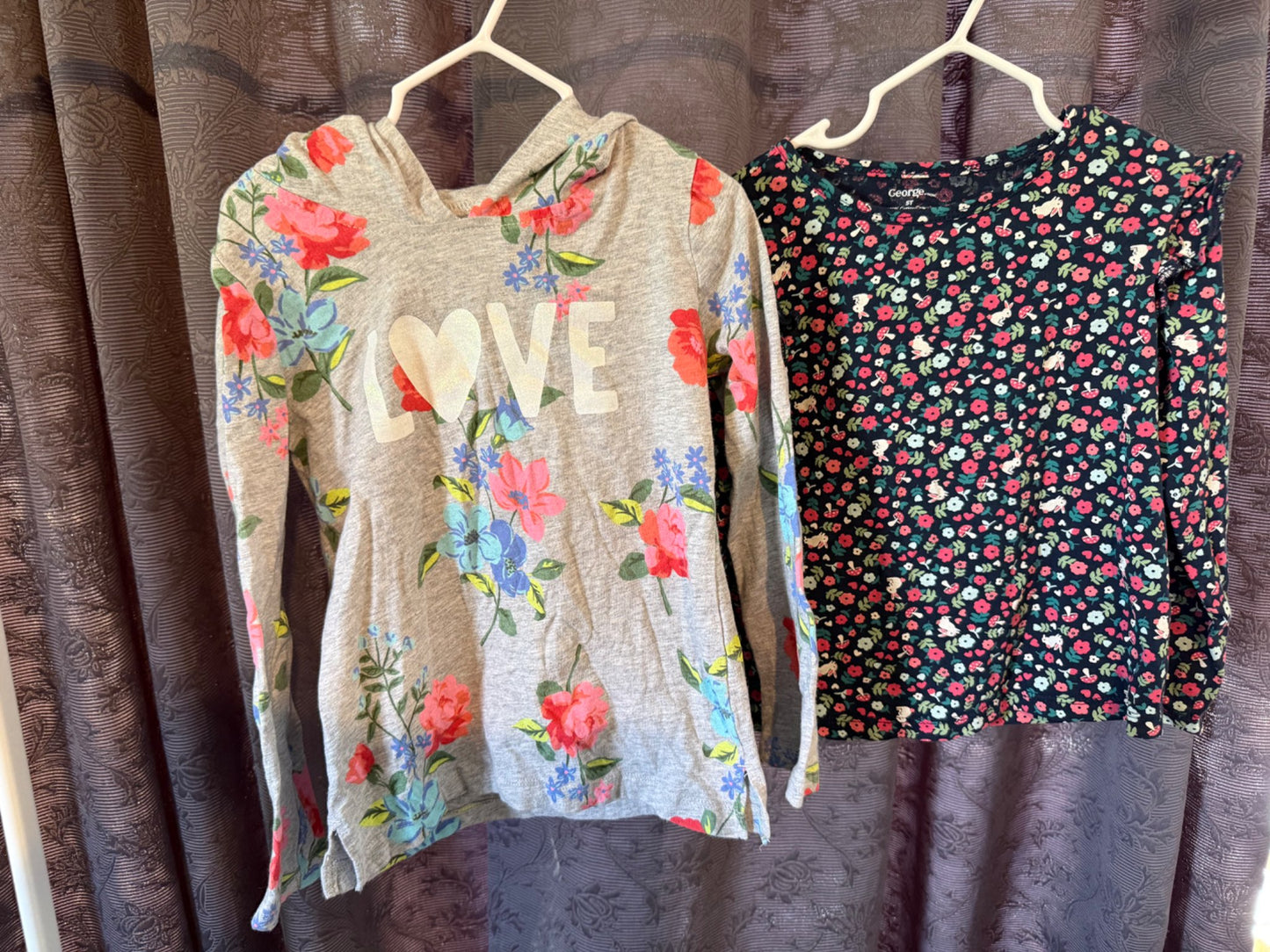 Long Sleeve Shirts x 2, Kids 5/5T