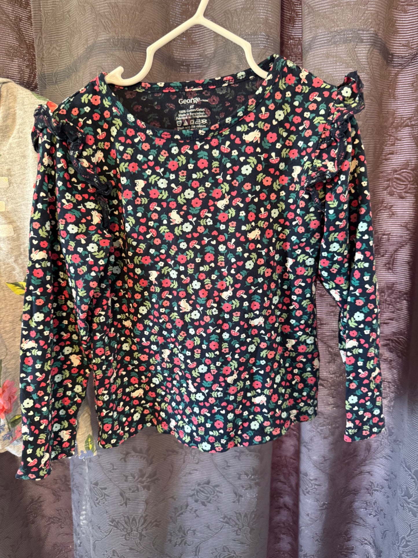 Long Sleeve Shirts x 2, Kids 5/5T