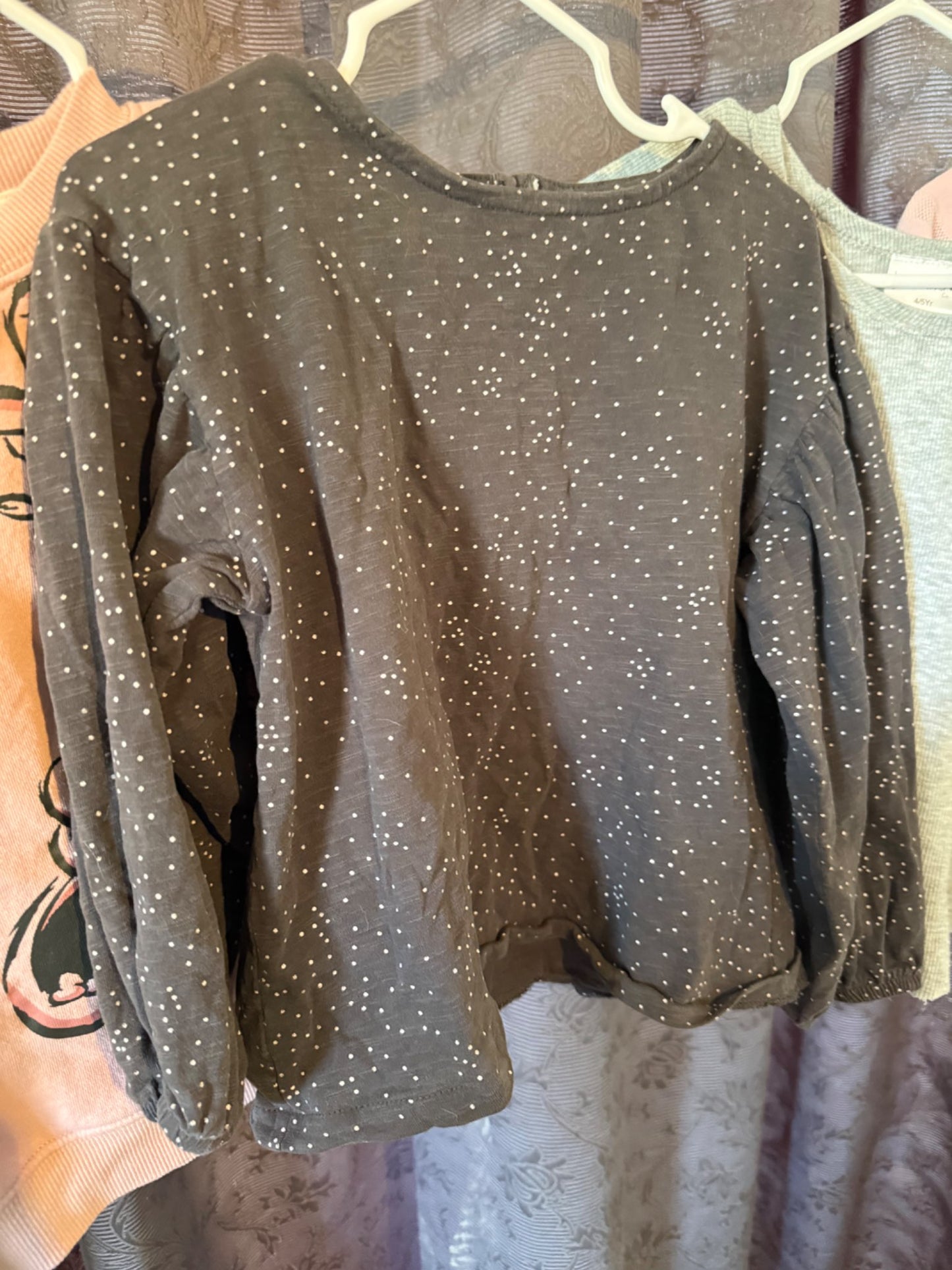 Long Sleeve Tops x 4, Kids 4/4T