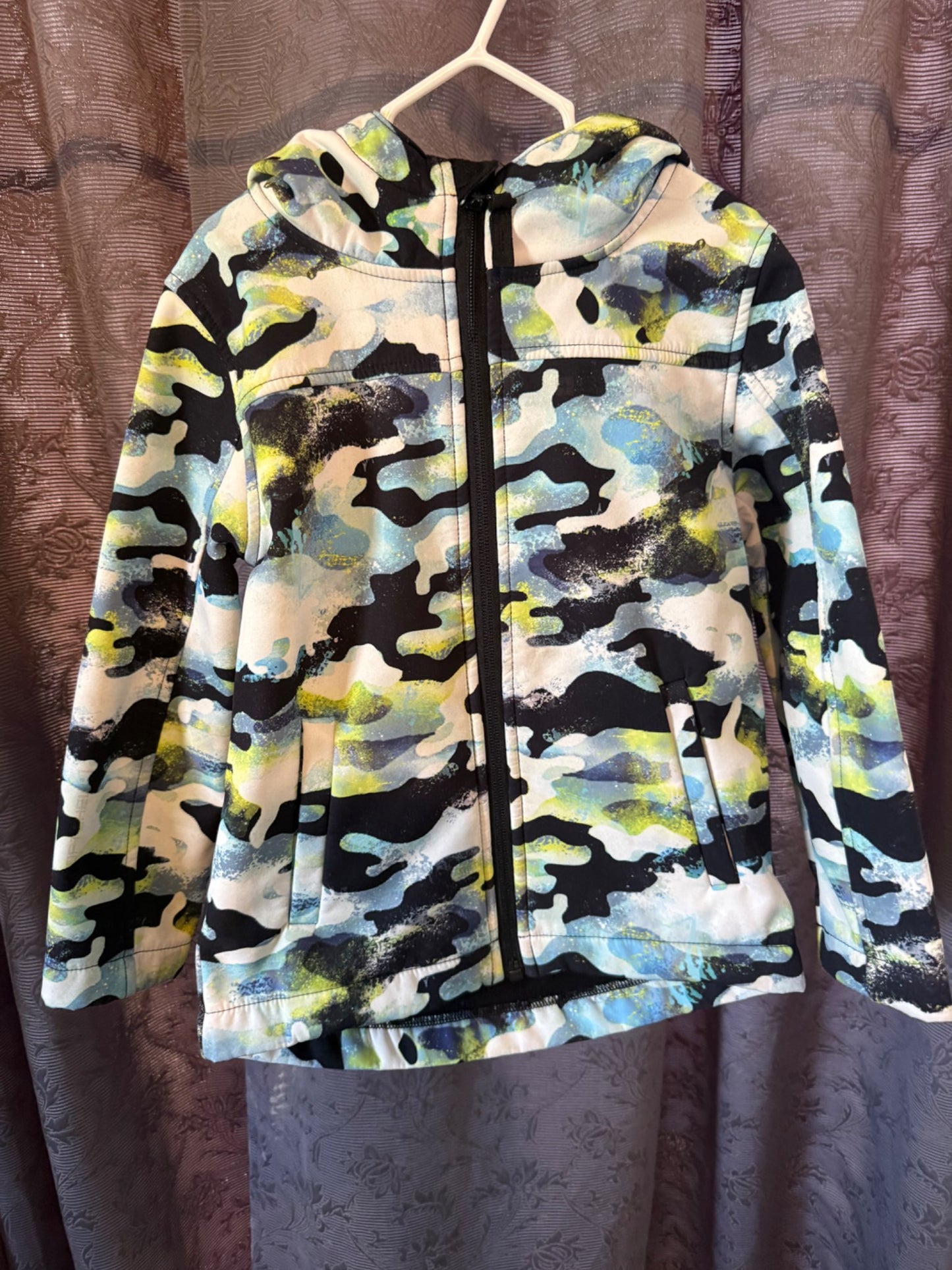 Lightweight Jacker (blue/black/green), Kids 6/6X