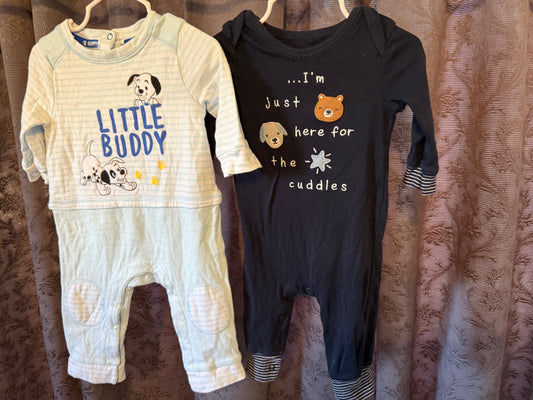 Blue Rompers size 6-9mths, Kids 6 Month (3-6M)