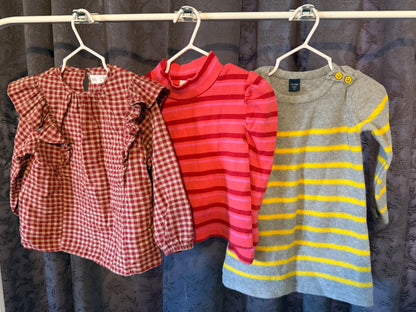 Long Sleeve Cuteness x 3, Kids 2T