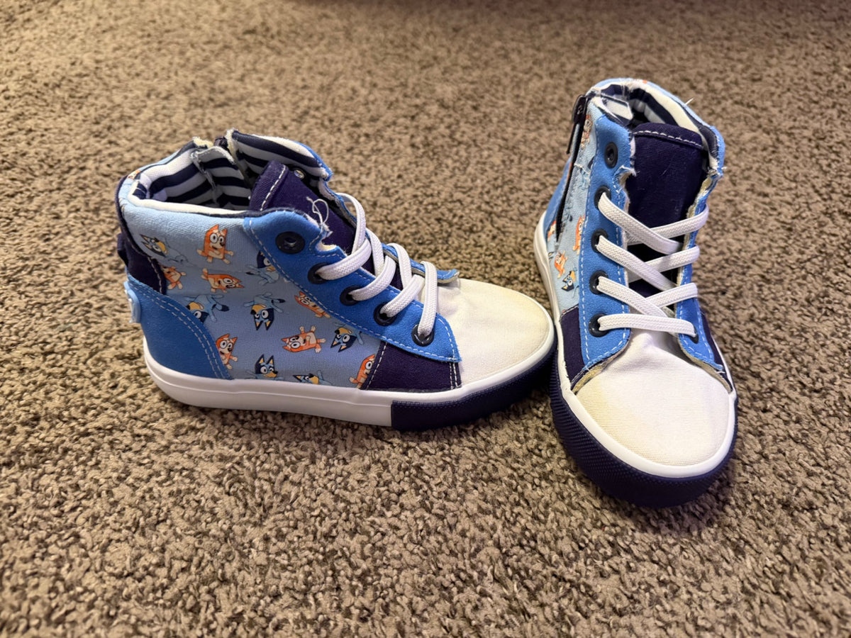 Bluey Hightop Shoes, Shoes 12 (Toddler:2-4yr)