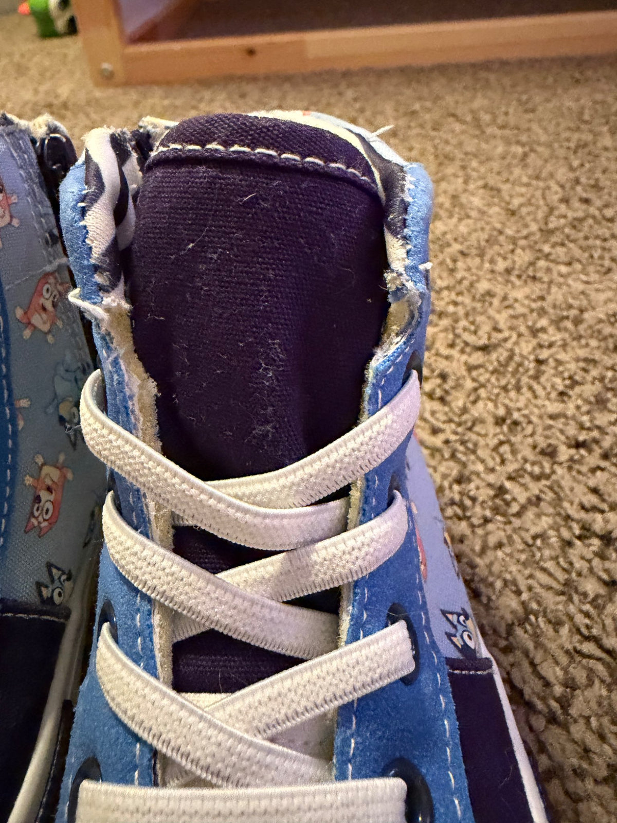 Bluey Hightop Shoes, Shoes 12 (Toddler:2-4yr)