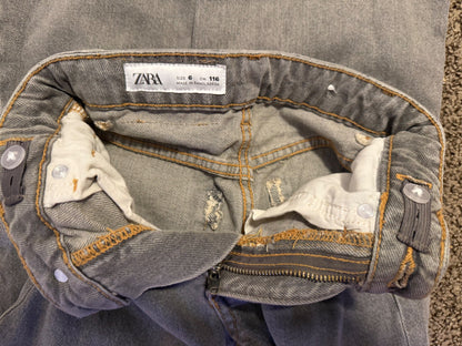 Zara Wideleg Jeans, Kids 6/6X