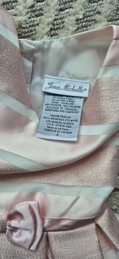 Girls Pink Jona Michelle Dress, Size 3, EUC, Kids 3T