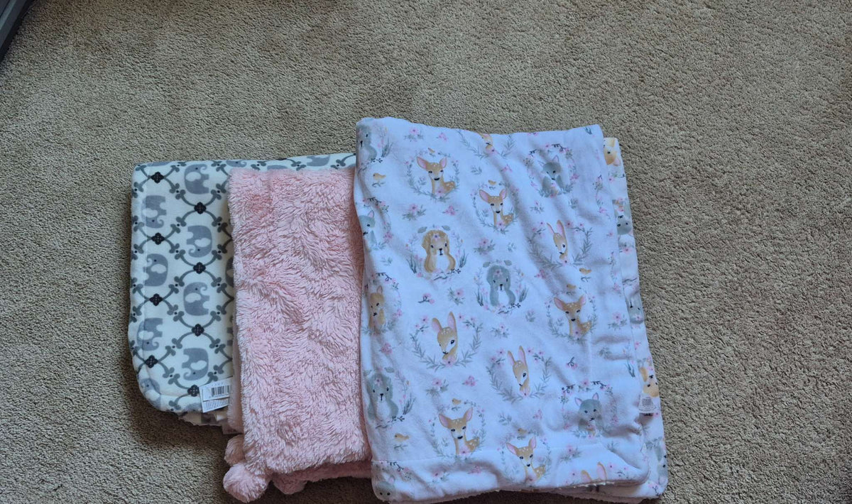 Set of 3 Fleece Blankets