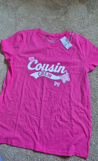 Girls Cousin Crew Shirt, Size 14, Kids 14