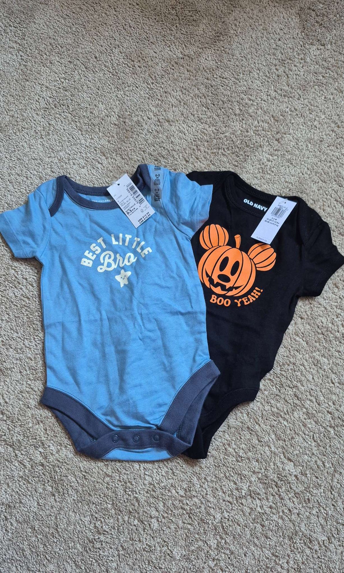 Boys 0-3 Month Short Sleeves, NWT, Kids 3 Month (0-3M)