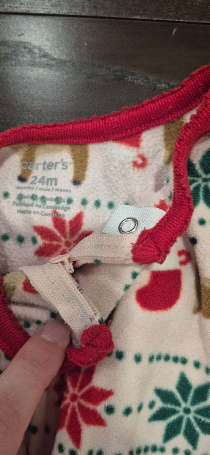 Girls Christmas Pajamas, Size 18-24 months, EUC, Kids 24 Month (18-24M)