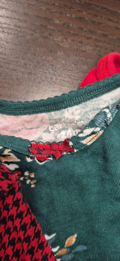 Girls Christmas Long Sleeves, Size 18-24 months, EUC, Kids 24 Month (18-24M)