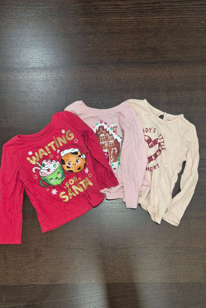 Girls Christmas Long Sleeves, Size 18-24 months, EUC, Kids 24 Month (18-24M)