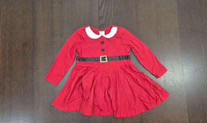 Set of 2 Girls Holiday Dresses, Size 9-12 months, EUC, Kids 12 Month (9-12M)