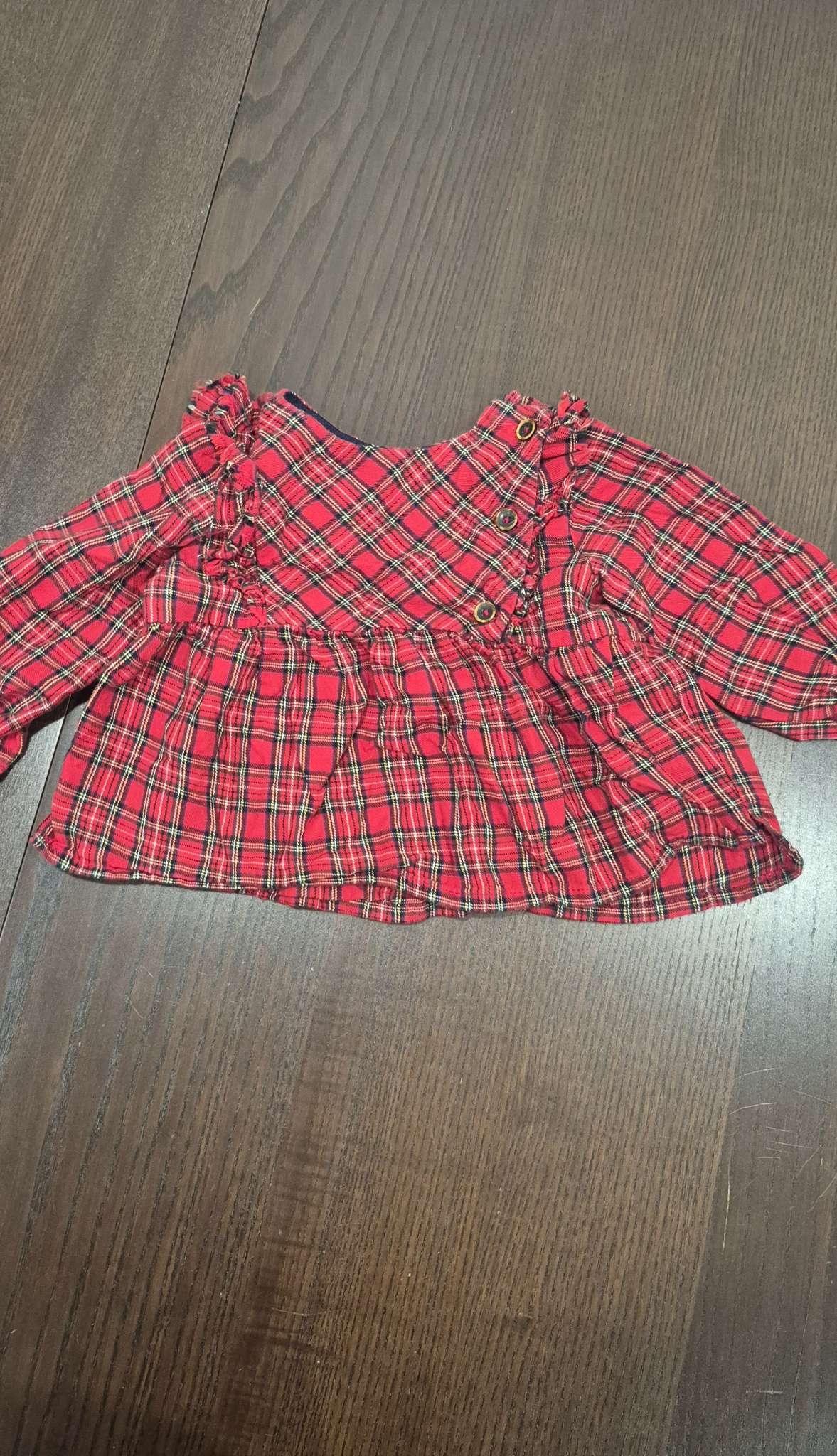 Girls Plaid Mixed Bundle, Size 6-12 months, EUC, Kids 12 Month (9-12M)