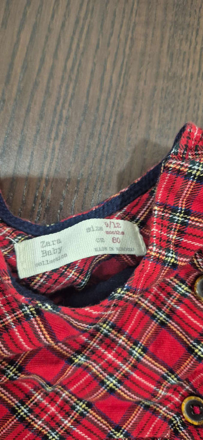 Girls Plaid Mixed Bundle, Size 6-12 months, EUC, Kids 12 Month (9-12M)