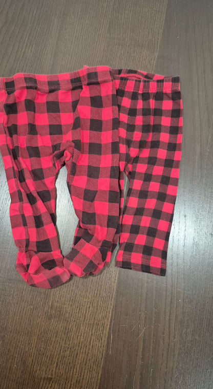 Girls Plaid Mixed Bundle, Size 6-12 months, EUC, Kids 12 Month (9-12M)