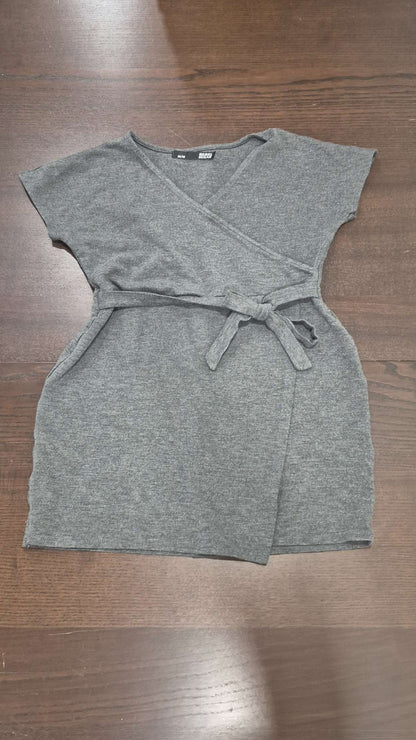 Grey Maternity Short Sleeve Tops, Size Small, EUC, Maternity M (8-10)