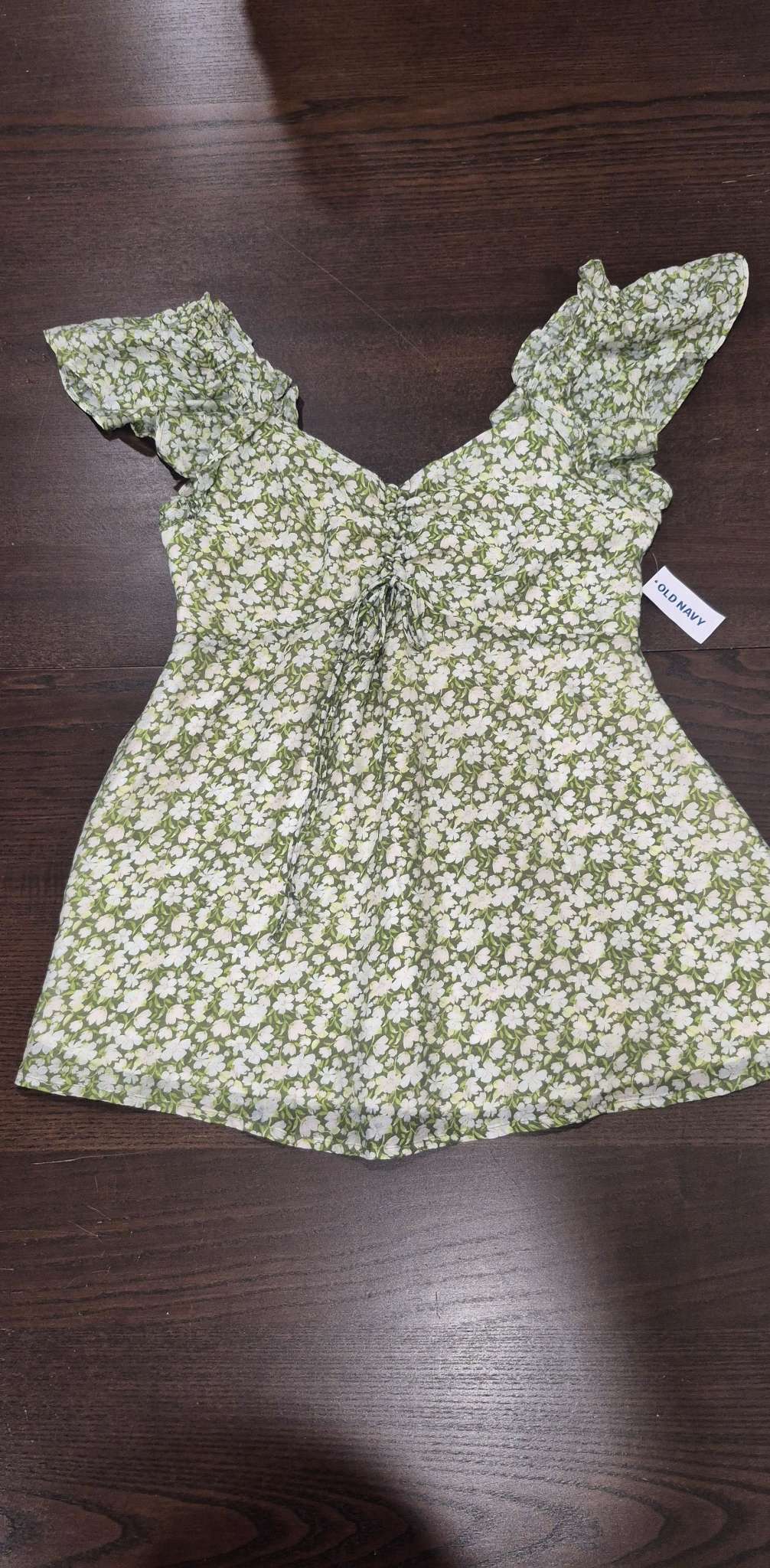 Green Floral Maternity Blouses, Size Small, EUC, Maternity S (4-6)