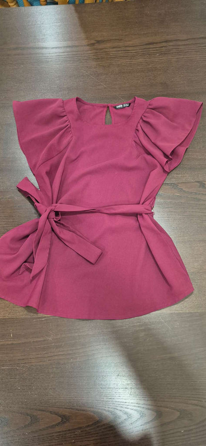 Set of 3 Maternity Blouses with Ties, Size Small, EUC , Maternity S (4-6)