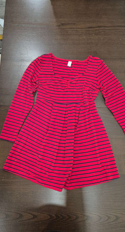 Red Striped Maternity Dress, Size Small, EUC, Maternity S (4-6)