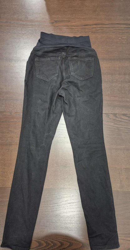 Red and Black Denim Maternity Jeans, Size Small, EUC, Maternity S (4-6)