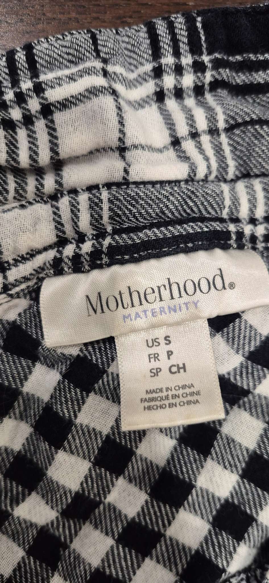 Two Flannel Maternity Tops, Size Small, EUC, Maternity S (4-6)