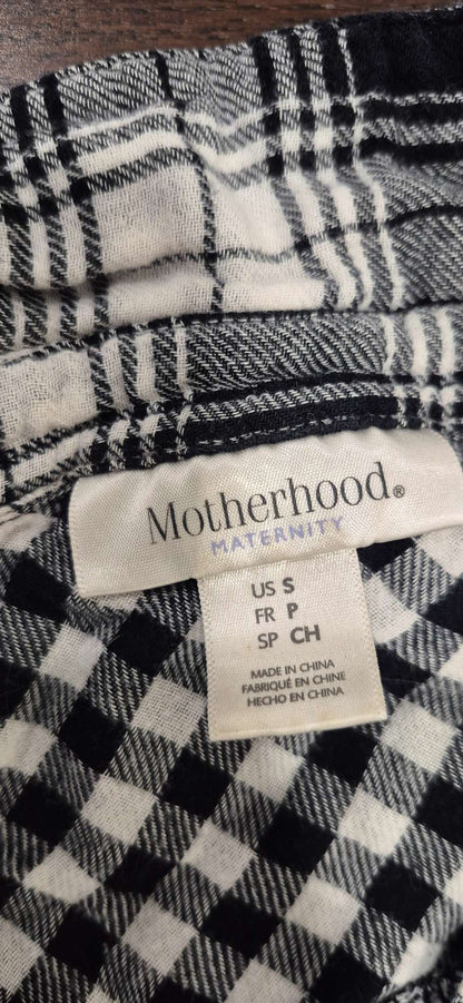 Two Flannel Maternity Tops, Size Small, EUC, Maternity S (4-6)