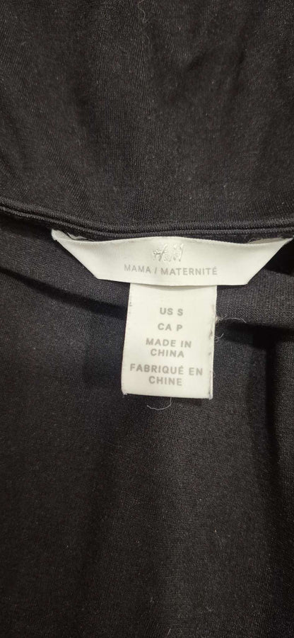 3 Black Maternity Long Sleeve Blouses, Size Small, EUC, Maternity S (4-6)