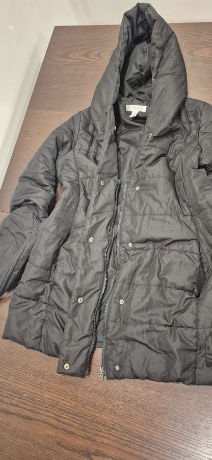 Motherhood Maternity Black Winter Coat, Size Small, EUC , Maternity S (4-6)