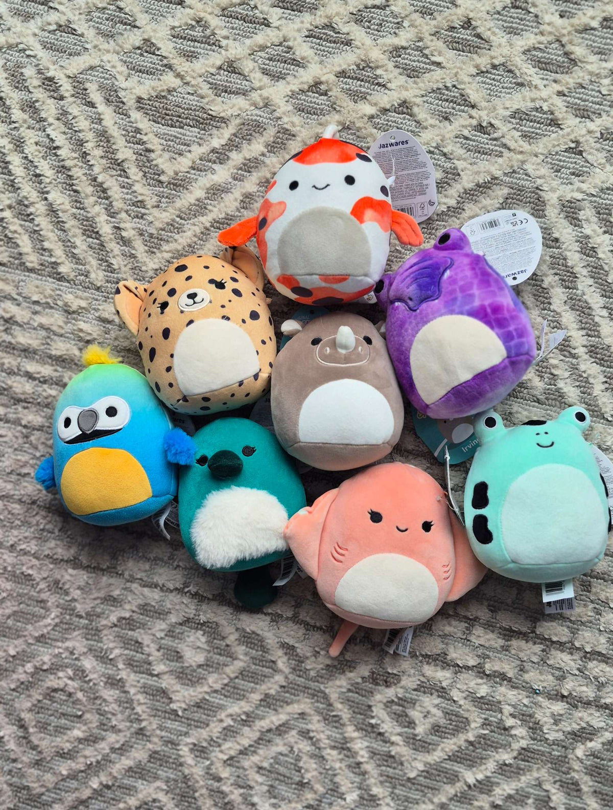 Mini Squishmallows, Set of 8, NWT